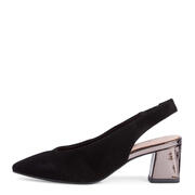 Tamaris 29619-027 BLK SUEDE/GALV