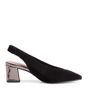 Tamaris 29619-027 BLK SUEDE/GALV