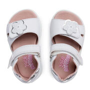 Garvalin 202308-B SANDALIA FLOR BLANCO (SAUVAGE)