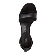 Tamaris 28379-063 BLK SUEDE/LEA.