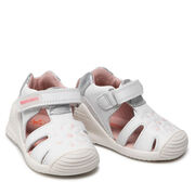 Biomecanics 222102-B SANDALIA FLOR BLANCO (SAUVAGE)