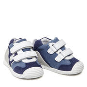 Biomecanics 222157-A ZAPATO SPORT VELCROS AZUL MARINO (PIQUE Y SERRAJE)