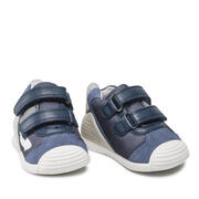 Biomecanics 222158-A ZAPATO VELCROS AZUL MARINO Y OCEAN (REJILLA Y SAUVAGE)