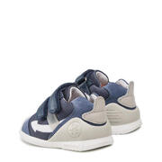 Biomecanics 222158-A ZAPATO VELCROS AZUL MARINO Y OCEAN (REJILLA Y SAUVAGE)
