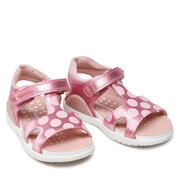 Biomecanics 222209-A SANDALIA PUNTOS ROSA Y PUNTOS (METALCRIS Y ESTAMPADO)
