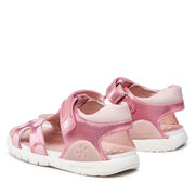 Biomecanics 222209-A SANDALIA PUNTOS ROSA Y PUNTOS (METALCRIS Y ESTAMPADO)