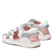 Biomecanics 222209-B SANDALIA PUNTOS PLATA Y PUNTOS (METALCRIS Y ESTAMPADO)
