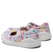 Biomecanics 222270-B MERCEDES ESTAMPADA BLANCO Y FLORES (PIQUE Y ESTAMPADO)