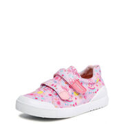 Biomecanics 222271-A ZAPATO ESTAMPADO ROSA Y FLORES (PIQUE Y ESTAMPADO)