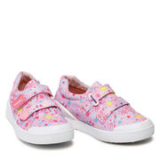 Biomecanics 222271-A ZAPATO ESTAMPADO ROSA Y FLORES (PIQUE Y ESTAMPADO)
