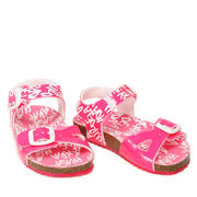 Agatha 222952-A SANDALIA BIO PRINT FUCSIA Y MARCA (MAT Y ESTAMPADO)