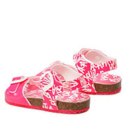 Agatha 222952-A SANDALIA BIO PRINT FUCSIA Y MARCA (MAT Y ESTAMPADO)