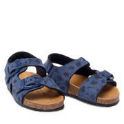 Garvalin 222667-A SANDALIA BIO HEBILLAS MANCHAS AZUL MARINO Y MANCHAS (MAT Y ESTAMPADO)
