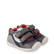 Biomecanics 221131-A BOTIN DOBLE TIRA CASUAL AZUL MARINO Y ANTRACITA (SERRAJE Y SAUVAGE)