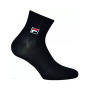 FILA F1763-200 BLACK QUARTER UNISEX "FILA" 3 PAIRS PER PACK