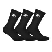 FILA F9000-200 BLACK TENNIS SOCKS "FILA" 3 PAIRS PER PACK