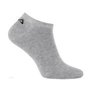 FILA F9100-400 GREY INVISIBLE SOCKS UNISEX "FILA" 3 PAIRS PER PACK