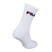 FILA F9505-300 WHITE TENNIS SOCKS "FILA" 3 PAIRS PER PACK