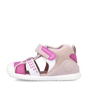 Biomecanics 242155-C SANDALIA SPORT BLANCO Y FUCSIA (REJILLA)