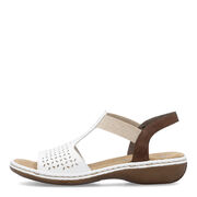 Rieker 65917-80 weiss/chestnut