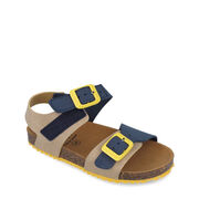 Garvalin 252474-B827 SANDALIA BIO BASICO BEIGE Y AZUL MARINO (MAT)