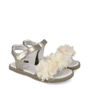 Garvalin 262432-A877 SANDALIA POMPONES DORADO (MAT)