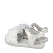 Garvalin 262432-C050 SANDALIA POMPONES BLANCO (MAT)