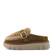 MOU MU.FW531028A/COG Bounce clog suede&curly sheeps