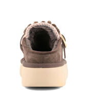MOU MU.FW531028A/MOCHA Bounce clog suede&curly sheeps