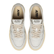 Autry A1UNAULMLL15 MEDALIST LOW MAN LEAT/LEAT WHT/WHT