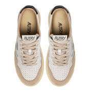 Autry A1UNAULMLS28 MEDALIST LOW MAN LEAT/SUEDE WHT/BLUE