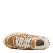 Autry A1UNAULWGX01 MEDALIST LOW WOM SUEDE/SHEARLING COGNAC