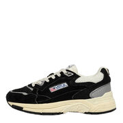 Autry A1UNHYLMUM23 HYPERWAY LOW MAN SUEDE/MESH BLK/SILV