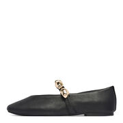 Steve Madden 11005437-BLACK LEATHER Poppin
