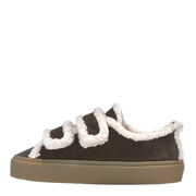 Inuikii 1001.001.0231.152 SHEARLING LOW VELCRO, Dark Brown