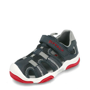 Garvalin 202820-A SANDALIA TREKKING AZUL Y GRIS (TEXTIL)