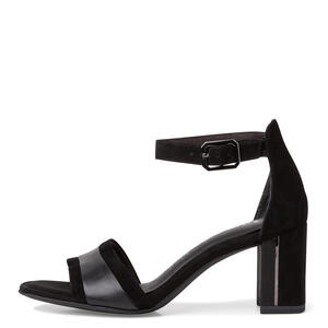 Tamaris 28379-063 BLK SUEDE/LEA.