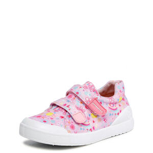 Biomecanics 222271-A ZAPATO ESTAMPADO ROSA Y FLORES (PIQUE Y ESTAMPADO)