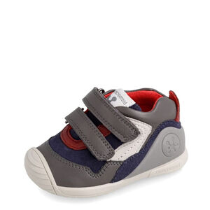Biomecanics 221131-A BOTIN DOBLE TIRA CASUAL AZUL MARINO Y ANTRACITA (SERRAJE Y SAUVAGE)