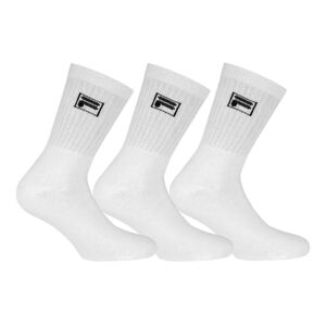 FILA F9000-300 WHITE TENNIS SOCKS "FILA" 3 PAIRS PER PACK