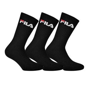 FILA F9505-200 BLACK TENNIS SOCKS "FILA" 3 PAIRS PER PACK