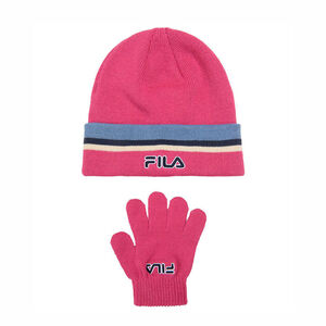 FILA FCK0017 BEREA Set beanies & Gloves 40032 Fuchsia Purple