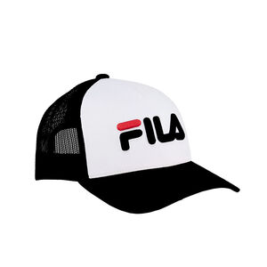 FILA FCU0025 BEPPU TRUCKER CAP linear 83004 Black Beauty-Bright White