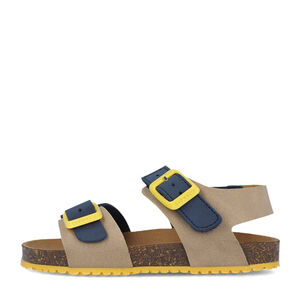 Garvalin 252474-B827 SANDALIA BIO BASICO BEIGE Y AZUL MARINO (MAT)