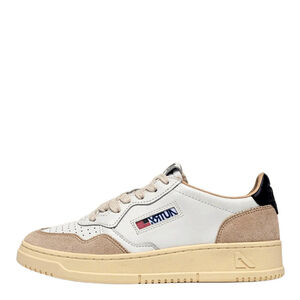 Autry A1UNAULMLS28 MEDALIST LOW MAN LEAT/SUEDE WHT/BLUE