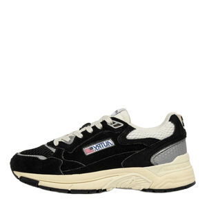 Autry A1UNHYLMUM23 HYPERWAY LOW MAN SUEDE/MESH BLK/SILV