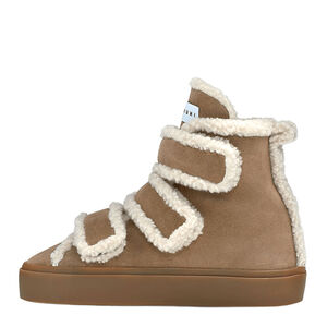 Inuikii 1001.002.0161.262 SHEARLING VELCRO HIGH, Light Beige