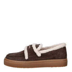 Inuikii 1006.003.0021.152 SHEARLING LOAFER, Dark Brown