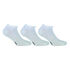 FILA F1709-200 BLACK INVISIBLE SOCKS "FILA"MERCERIZED COTTON 3 PAIRS PER PACK