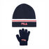 FILA FCK0017 BEREA Set beanies & Gloves 50004 Black Iris